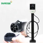 Custom Portable Ev Charger Holder Automotive Electric Car Metal Vertical Charging Piles