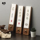 Hotel Doorplate New Chinese Style Marble Doorplate Hotel Office Department Board Customization Room Number