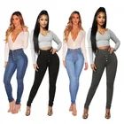 Long Jeans High Waist Long Pants Ladies Jeans Pants Womens Trousers