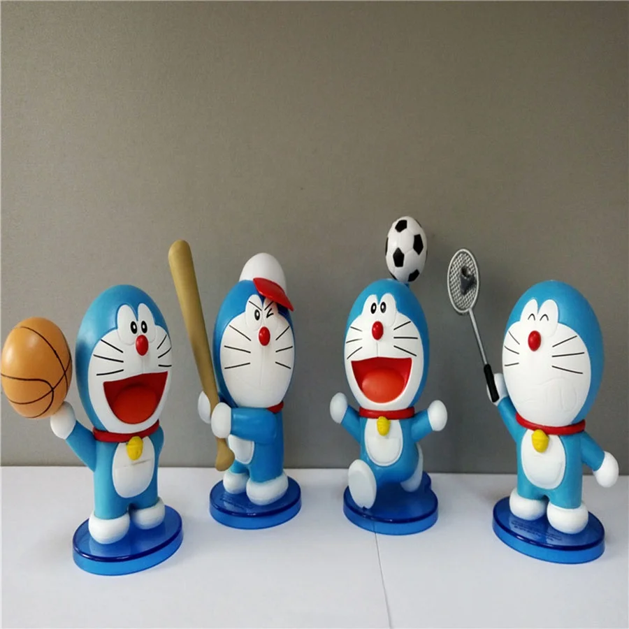 Hotsale 4pcs/set Japanese Doraemon Cartoon Plastic Pvc Action Figure Toys -  Buy Oem Factory Doraemon Cartoon Model Anime Figure Toys,Cheap Plastic Pvc  And Abs Meterial Action Figure Toys For Decoration,Chinese Dongguan Factory