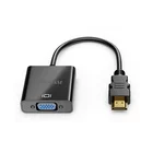 Adapter With Audio HDMI To VGA Converter Adapter 1920x1080 60HZ With Audio For Audio Video Transmission CE Certificated