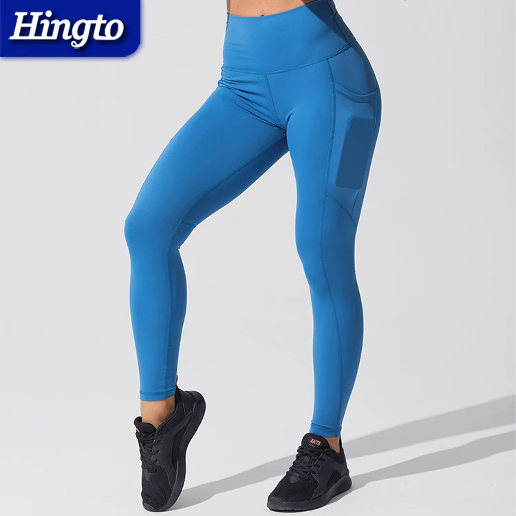 Yoga Pants with Pocket Workout Sports Gym Leggings for Women Scrunch Butt Leggings High Waist Fitness Tights Leggings For Women