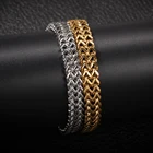 Stainless Steel Men's Personality Stainless Steel Keel Chain Bracelet Franco Chain