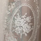 Silk Organza Print Fabric Custom White 100% Polyester Voile Silk Organza Cuatainwedding Dress Print Sheer Fabric