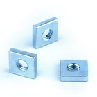 Nut Factory Inventory DIN562 M4 M6 Galvanized Iron Square Thin Nut
