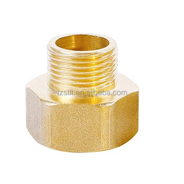 Thread Hex Straight Pneumatic Connector 1/4inch brass fitting