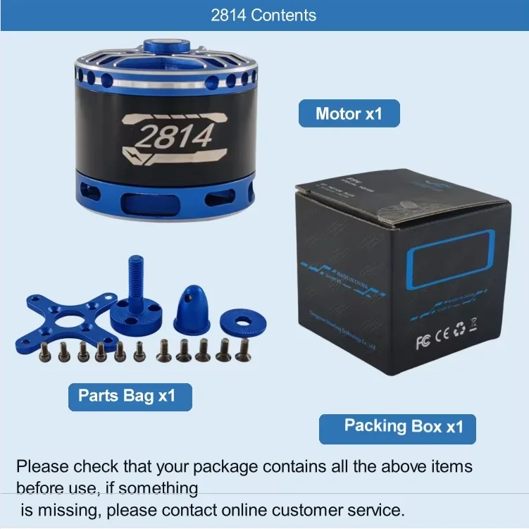 External Rotor Brushless Motor, HAOHENG, 2814, 12-16V, 1032W - detail 4