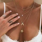 Fashion Jewelry New Fashion 18K Gold Plated Necklace Initial Necklaces Jewelry Initial Letter Stainless Steel Necklace