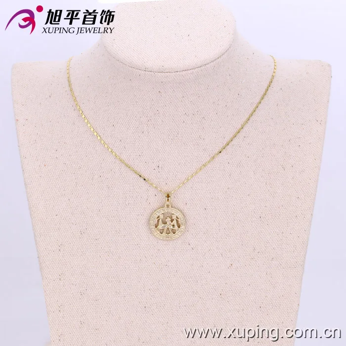 32169 Xuping zodiac wholesale fashion star signs korean 14k gold plated pendant