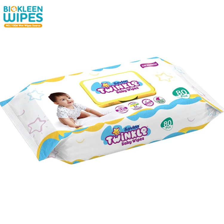 Biokleen Factory Price Alcohol Free Baby Care Wet Tissue Eco