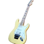 St Huiyuan ST Electric Guitar With Five-pointed Star Maple Fingerboard Floyd Rose Bridge Chrome Hardware