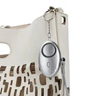 120dB Egg Shape Girl Women Security Personal Safety Scream Loud Keychain Self Defense Alarm