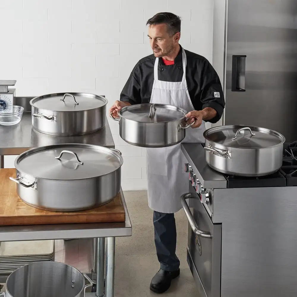 25qt Commercial Brazier/braising Pot Heavyduty Large Induction