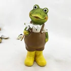 Fairy Fairy Garden Accessories Gift Miniature Frog Garden Statue Resin Frog Statue For Yard Ornaments