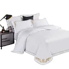 Cotton Sheet Hotel Bed Linen Professional Hotel Linen Suppliers Wholesale Hotel 100% Cotton Bed Sheet Bedding Set