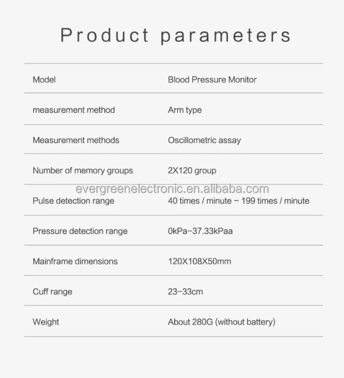 Digital Sphygmomanometer Specifications at Daniel Serrato blog