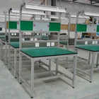 Table Factory Workstation Industrial Aluminium Workbench Assembly Line Production Line Working Table Workstation