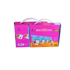 Flash Card Exquisite Printing Paper Alphabet Paired Decks PVC Plastic Number First Word Flash Card For Phonics