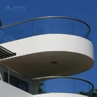 Glass 8mm 10mm 12mm Tempered Curved Balustrade Glass