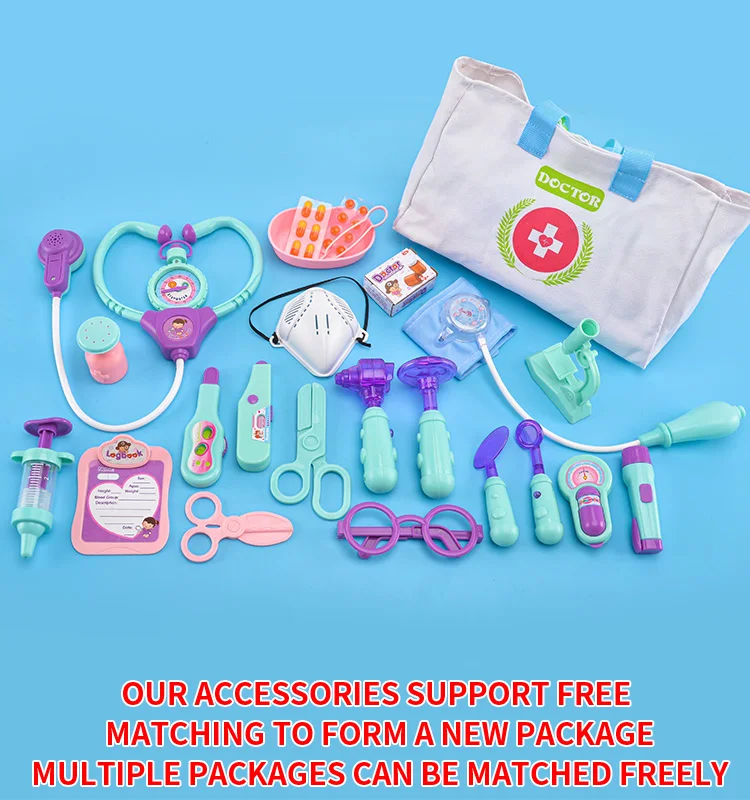 for Girls Toy Play Set Medical Kids Nurse Kit Educational Baby DIY Kid Doctor Toys Games