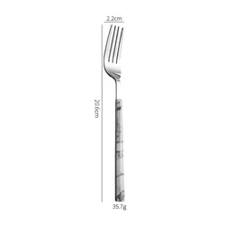 High Quality Stainless Steel Silverware Set include Knife Spoons Forks Flatware Cutlery Set with Plastic Handle