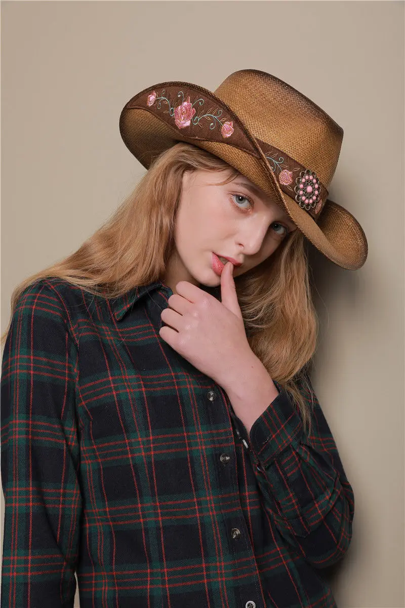 e Stars Hats Wide Brim Felt Cowgirl for Party Classic Women Western Cowboy Hat In Bulk 15