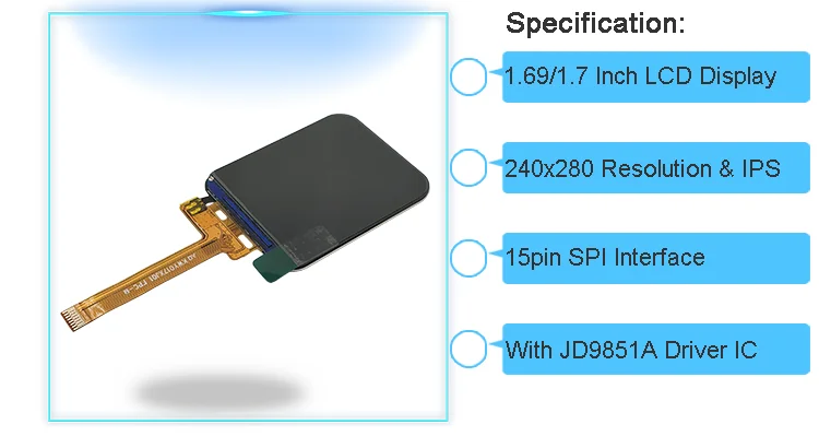 tft lcd module with SPI interface