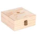 Plant Box Wood Wood Pine Wood Box Plant Therapy Essential Oil Storage Box Case Pine Wood Wooden Holder