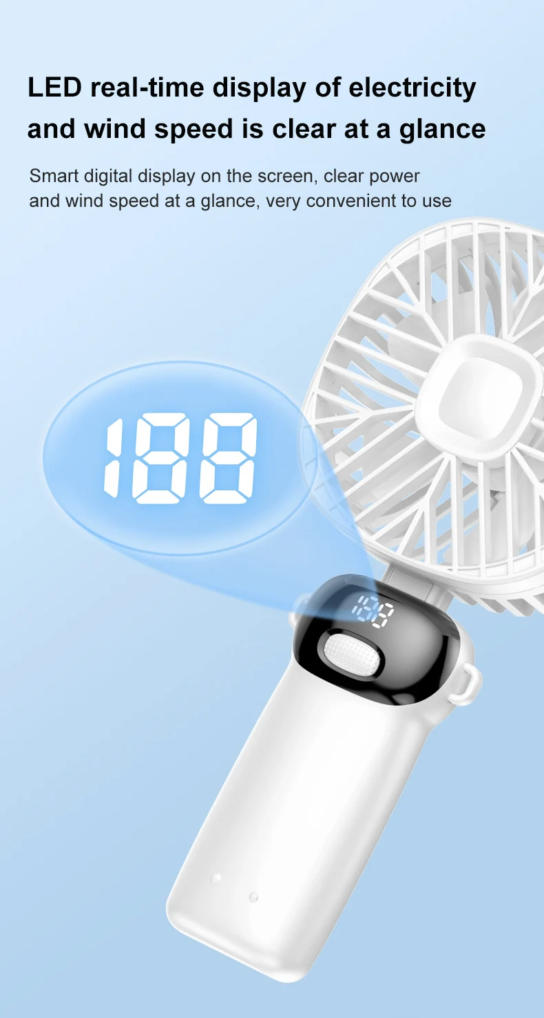 Usb Desk Fan, 5, Battery - detail 10