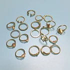 Gold Plated Ring Plated Ring Cheap Gold Plated Alloy Ring Set 19 Fashion Jewelry Ring Set