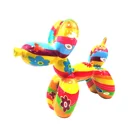 Decor Dog Statue Decor Custom Design Indoor Decoration Crafts Resin Balloon Figurines Decor Animal Dog Statue
