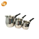 Turkish 6OZ 12OZ 24OZ Stainless Steel Set Of Arabia Turkish Coffee Pot Coffee Maker
