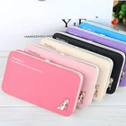 Pu Purses Hot Sale Baellerry Woman Wallet PU Leather Long Ladies Wallets And Purses Women