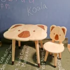 Furniture Kids Table And Chair Set Koala Table Chair Set Solid Wood Kids Furniture Separate Sale Acceptable