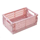 Ins Style Foldable Plastic Storage Box A Container For Household Picnics
