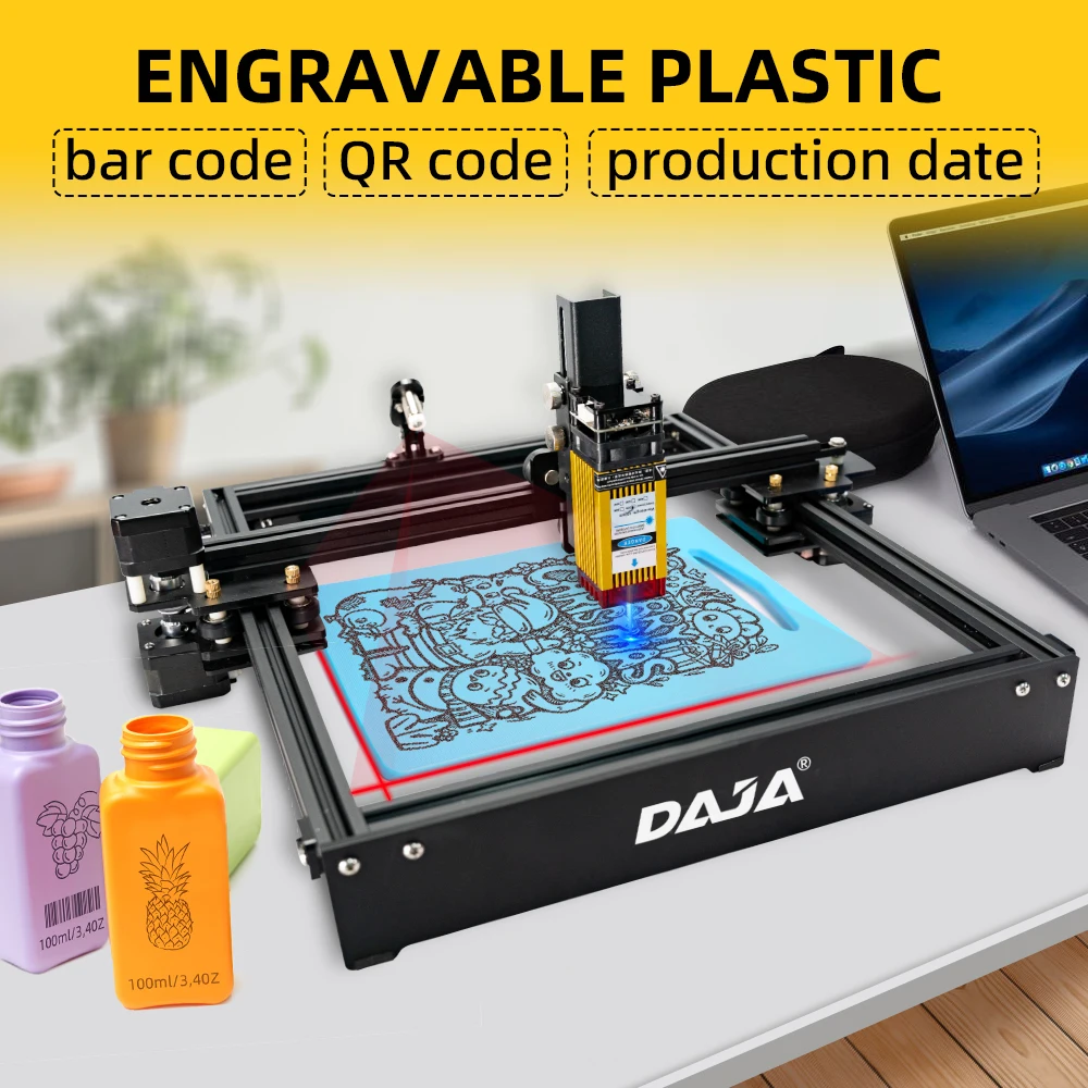 DAJA D3 3W Module Photosensitive Seal for Sri Lanka On Stone Car Number Plate Laser Engraving Machine