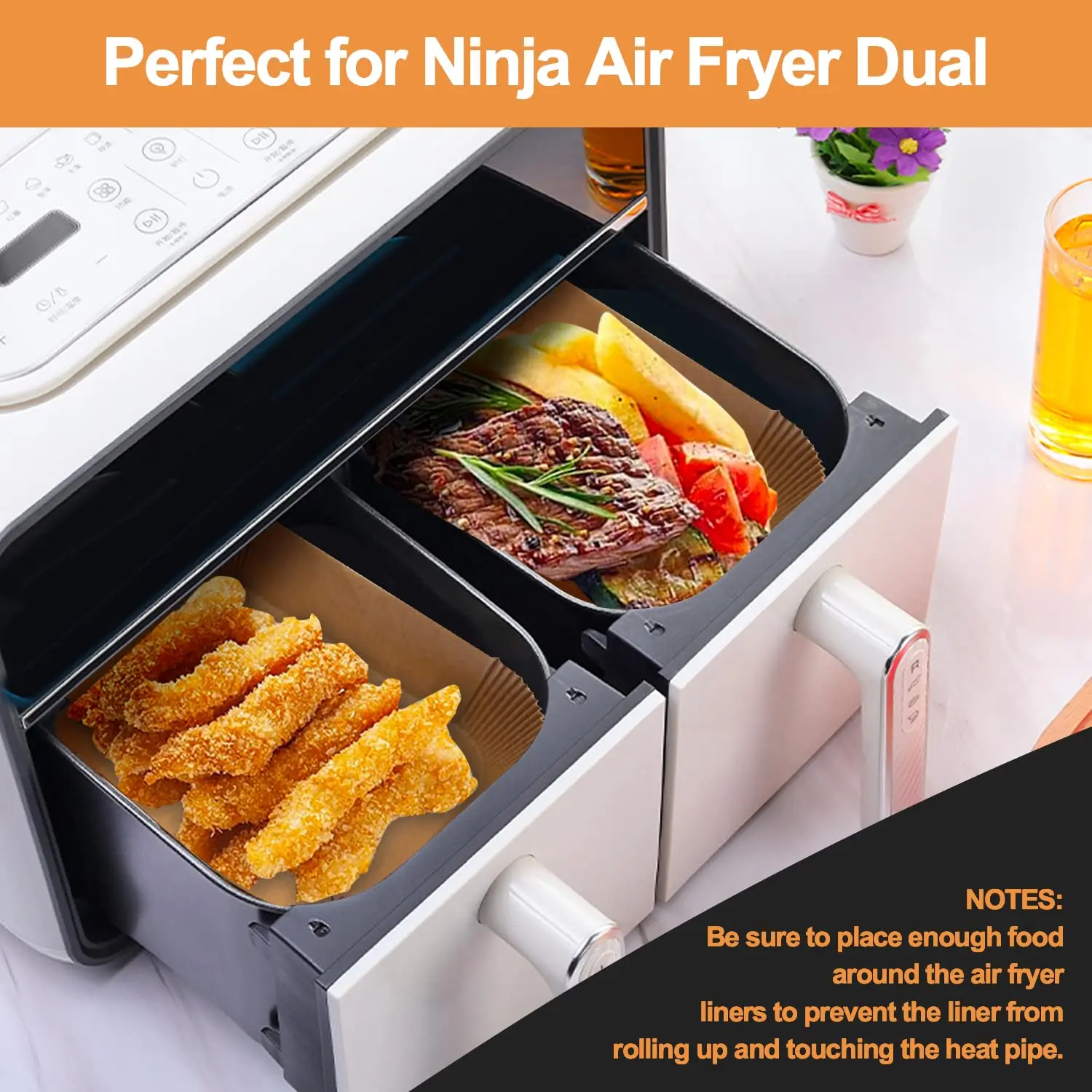 11 inch Reusable Air Fryer Food Safe  Microwave Pads Silicone Baking Tray Kitchen Tool Baking Paper rectangle Air Fryer Liner