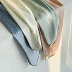 Silk New Latest Tudung Premium Satin Silk Dotted Shawl Muan Satin Crinkle Silk Hijabs Muslim Shawl Scarves