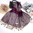 Woven Scarf Exquisite And Intricate Woven Pattern Spring Warm Luxury Cashmere Pashmina Shawl Scarf