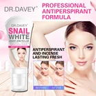 Dr. DAVEY Snail White Underarm Roll On Deodorant Long Lasting Body Fluid Roller For Men Women