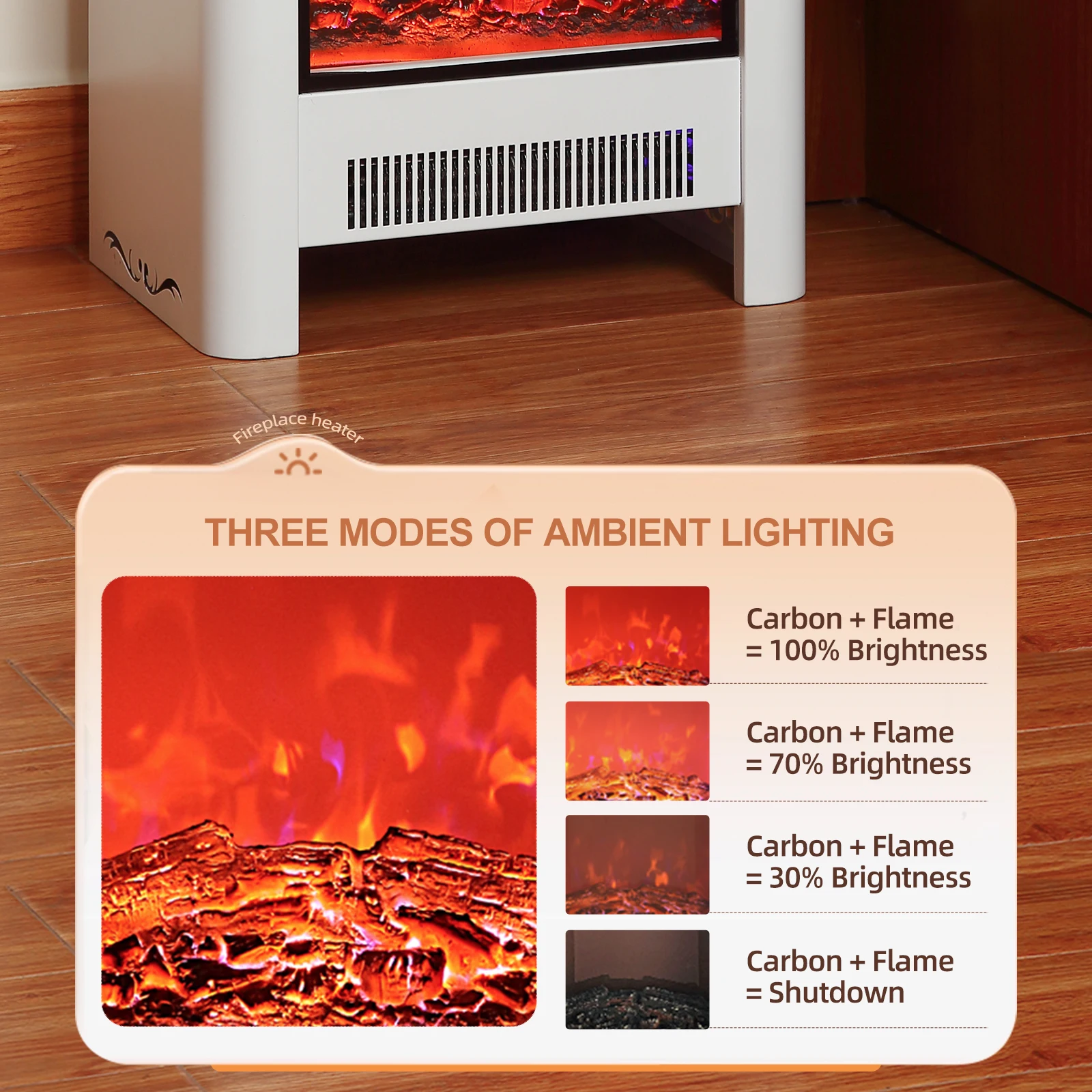 Electric Fireplace, 3D, PTC - detail 22