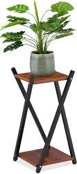 Suoernuo Living Room Flower Rack Office Home Decor Indoor wrought iron Flower Green Plant Stand
