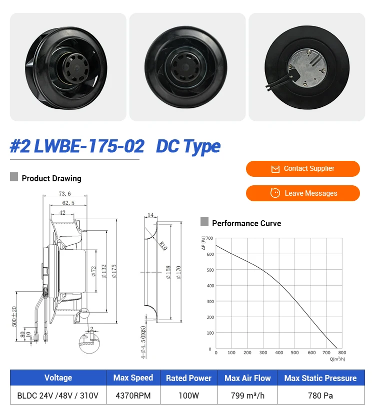 Centrifugal Fan, 115v, 24V - detail 10