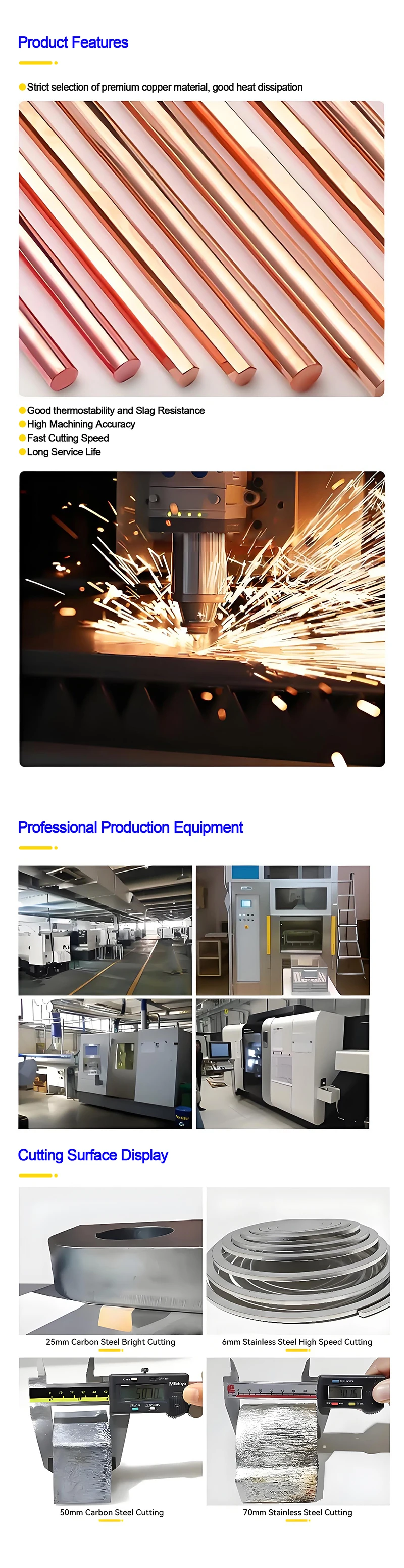 LPTN01 D28 M11 H15 Copper Chrome Plated Fiber Laser Cutting Nozzle for Precitec WSX Han's Laser Head