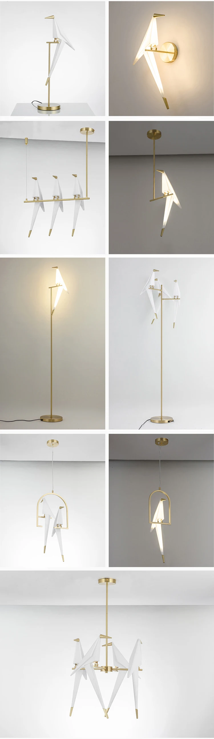 fsr815 1 creative bird series indoor decoration art frame modern led floor lamp-2