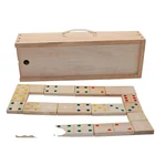 Domino Colorful Domino Game Domino Mold For Resin With A Wooden Box Play With Friends