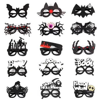 2024 New Halloween decorative kids glasses frames dress up party decorations eyeglasses frames wholesale