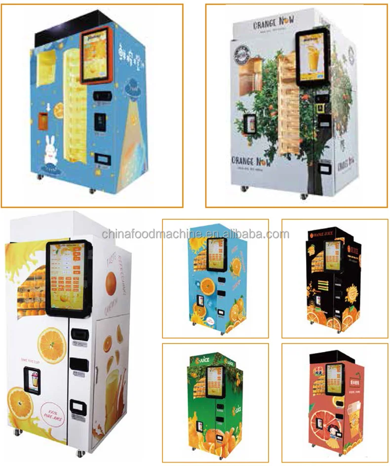 Good Quality Freshly Squeezed Orange Juice Vending Machine for Foods and Drinks Commercial Fruit Juice Making Machine supplier