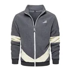 Jacket Winter Men's Full-Zip Polar Fleece Jacket Polar Fleece Winter Outdoor Coat