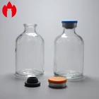 For Glass Vial With Stopper 50 Ml Glass Vial With Rubber Stopper And Aluminum Plastic Cap For Injection